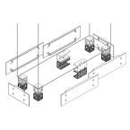  4 ANGULAIRES MONT. BASE H=100 