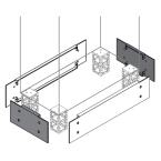  N. 2 BRIDES SOCLE 200X500MM 