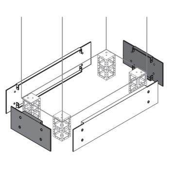  N. 2 BRIDES SOCLE 200X500MM 