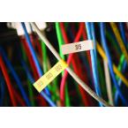  TZE325 RUBAN  9MM BLANC/NOIR 