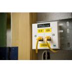  TZE631 RUBAN 12MM NOIR/JAUNE 