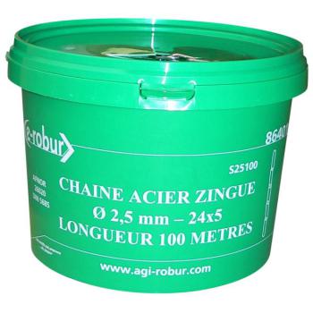  S25100 ML SEAU CHAINE 2.5X100M 