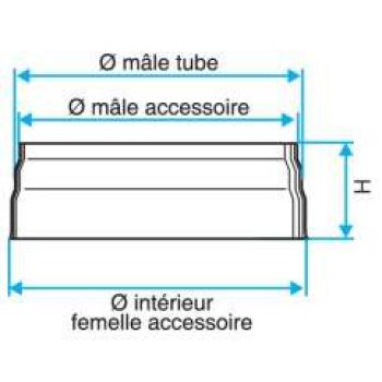  BOUCHON MALE FEM. ALU - D200 
