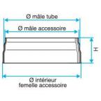  BOUCHON MALE FEM. ALU - D400 