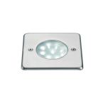  EGO CARRE 9 LED BLANC - INOX 