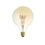  AMBER LED E27 G125 3,5W DIM 