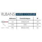  CONNECTEURS RUBAN SIMPLE COULE 