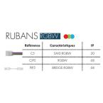  CONNECTEURS LIAISON RUBAN RGBW 