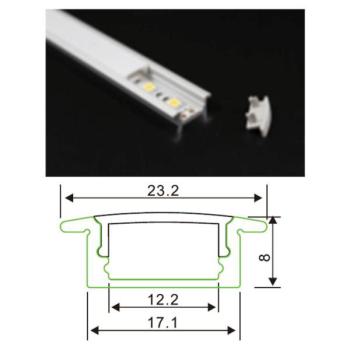  PROFIL SLIM ENCASTRE 