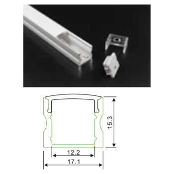  PROFIL ALU LARGE DE SURFACE BA 