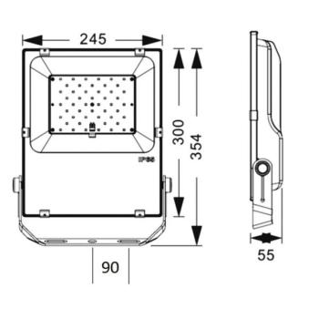  ROCK 2 80W NOIR 4000K 