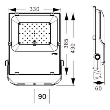  ROCK 2 150W NOIR 4000K 
