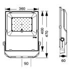  ROCK 2 190W NOIR 4000K 