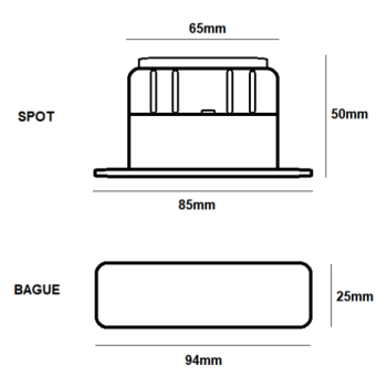  SALSA SPOT BLANC ZIGBEE 3 
