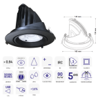  SAMBA 38W NOIR CTC DALI 