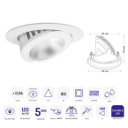  SAMBA 30W BLANC 4000K DALI 