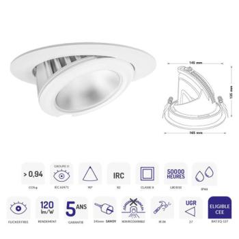  SAMBA 30W BLANC 4000K 