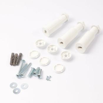  KIT FIXATIONS 3 PTS BLC + VIS 