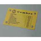  Plaque personnalisable perfor� 