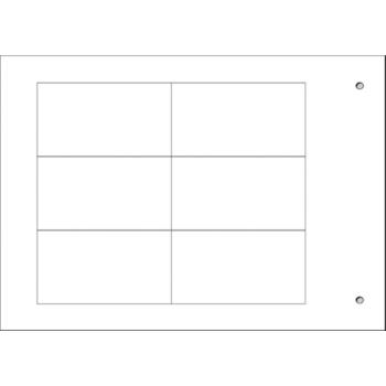  Plaque personnalisable de type 