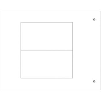  Plaque personnalisable de type 