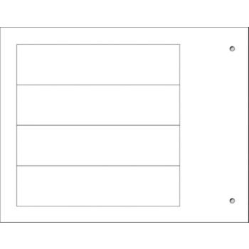  Plaque personnalisable de type 