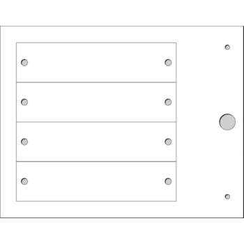  Plaque personnalisable perfor� 