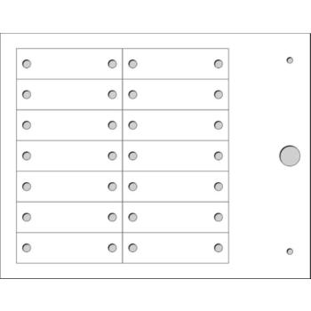  Plaque personnalisable perfor� 