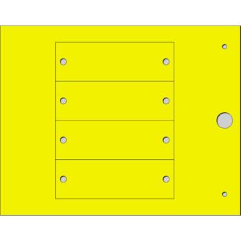  Plaque personnalisable adh�siv 