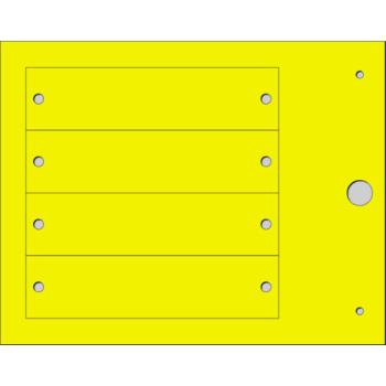  Plaque personnalisable adh�siv 