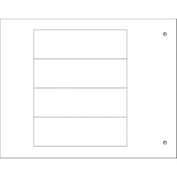  Plaque personnalisable adh�siv 