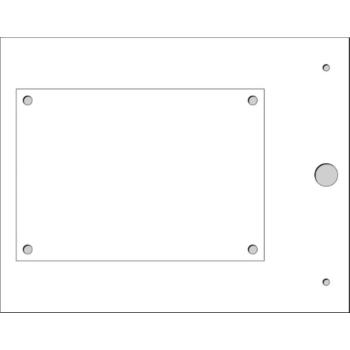  Plaque personnalisable adh�siv 