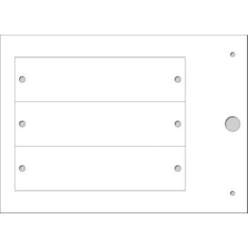  Plaque personnalisable adh�siv 