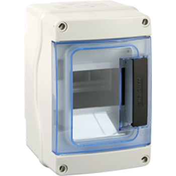  COFFRET 4 MOD. IP65 ENTR SPLES 