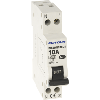  DISJ. 1P+N 10A NF,VIS H/B, 3KA 