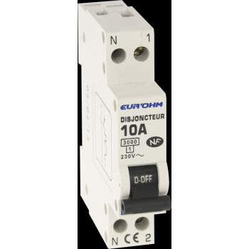  DISJ. 1P+N 10A NF,VIS H/B, 3KA 