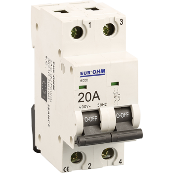  DISJ. 2P 20A COURBE C  6KA 