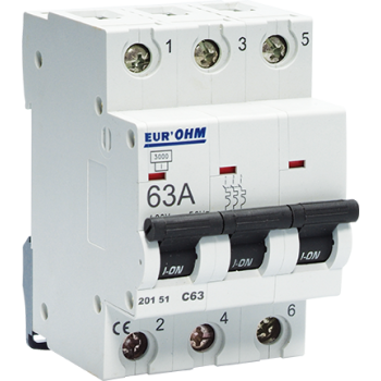  DISJ. 3P 63A COURBE C  4,5KA 