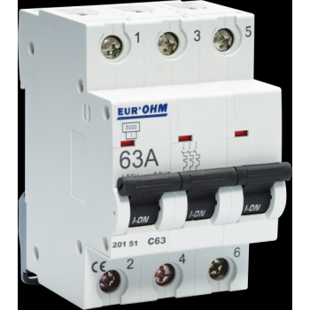  DISJ. 3P 63A COURBE C  4,5KA 