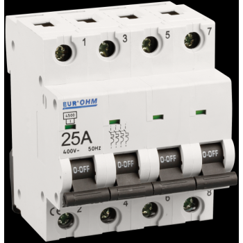  DISJ. 4P 25A COURBE C  6KA 