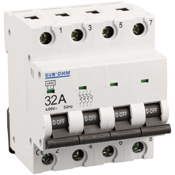  DISJ. 4P 32A COURBE C  6KA 