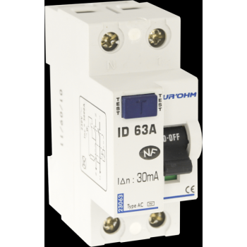  ID 63A 1P+N 30MA CLASSE AC 