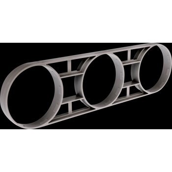  DISTANCIER TPLE H/V ENT 100MM 