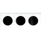  SQUARE PLAQ BLC 3P ENTR.71MM 