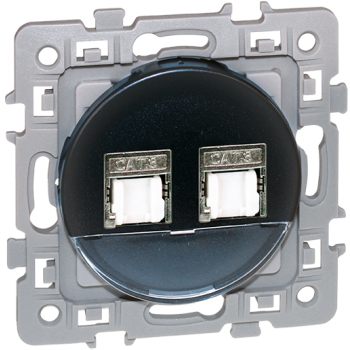 SQUARE 2XRJ45CAT6 (GR2 TV)VULC 