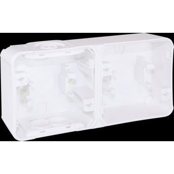  BOITE 2P BLANC HORIZ SAILLIE 