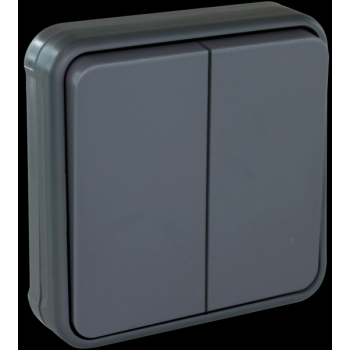  OXXO DBLEVV GRIS ENCASTRE IP55 