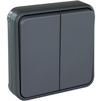  OXXO DBLEVV GRIS ENCASTRE IP55 