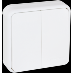  OXXO DBLE VV BLC ENCASTRE IP55 