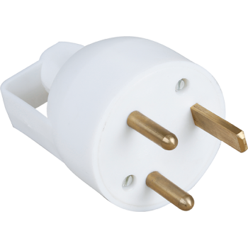  20A MALE DROITE 2P+T  ANN. BLC 